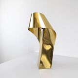 Limited Edition Sculptural Brass Lamp by Serge Mansau, 1970s