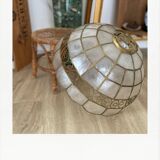 Maxi mother-of-pearl lampshade