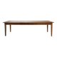 Farmhouse table with spindle legs in oak and pine, 2.5m