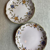 Assiettes à dessert Moustiers