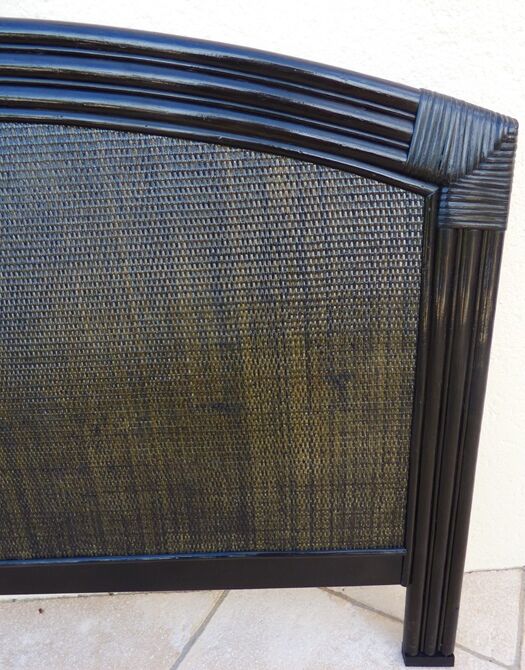 Rattan headboard