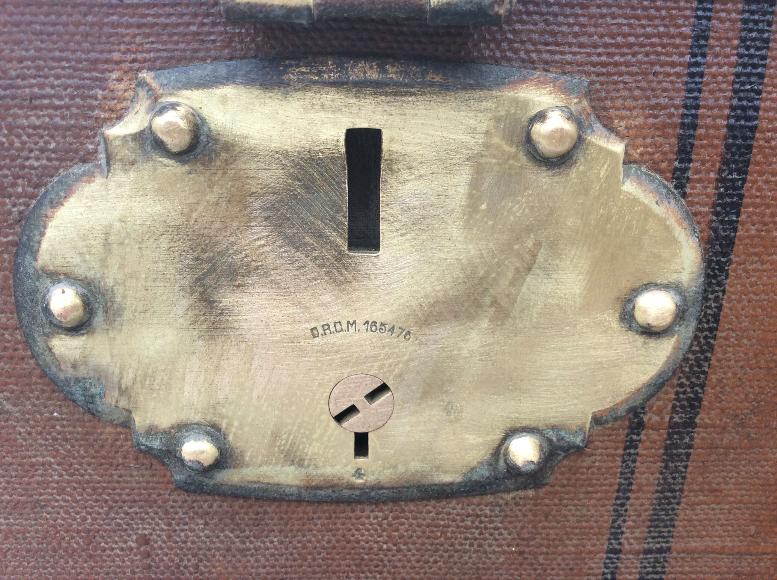 Luxury travel trunk 19 eme