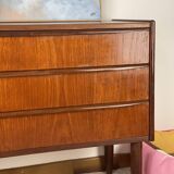 Teak chest of drawers