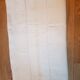 Linen sheet with openwork