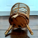 Vintage bamboo and rattan worker