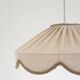 Suspension flower shape plain "Cosette classic"