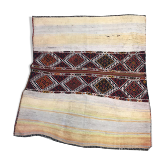 Turkish kilim 135x120 cm square tribal