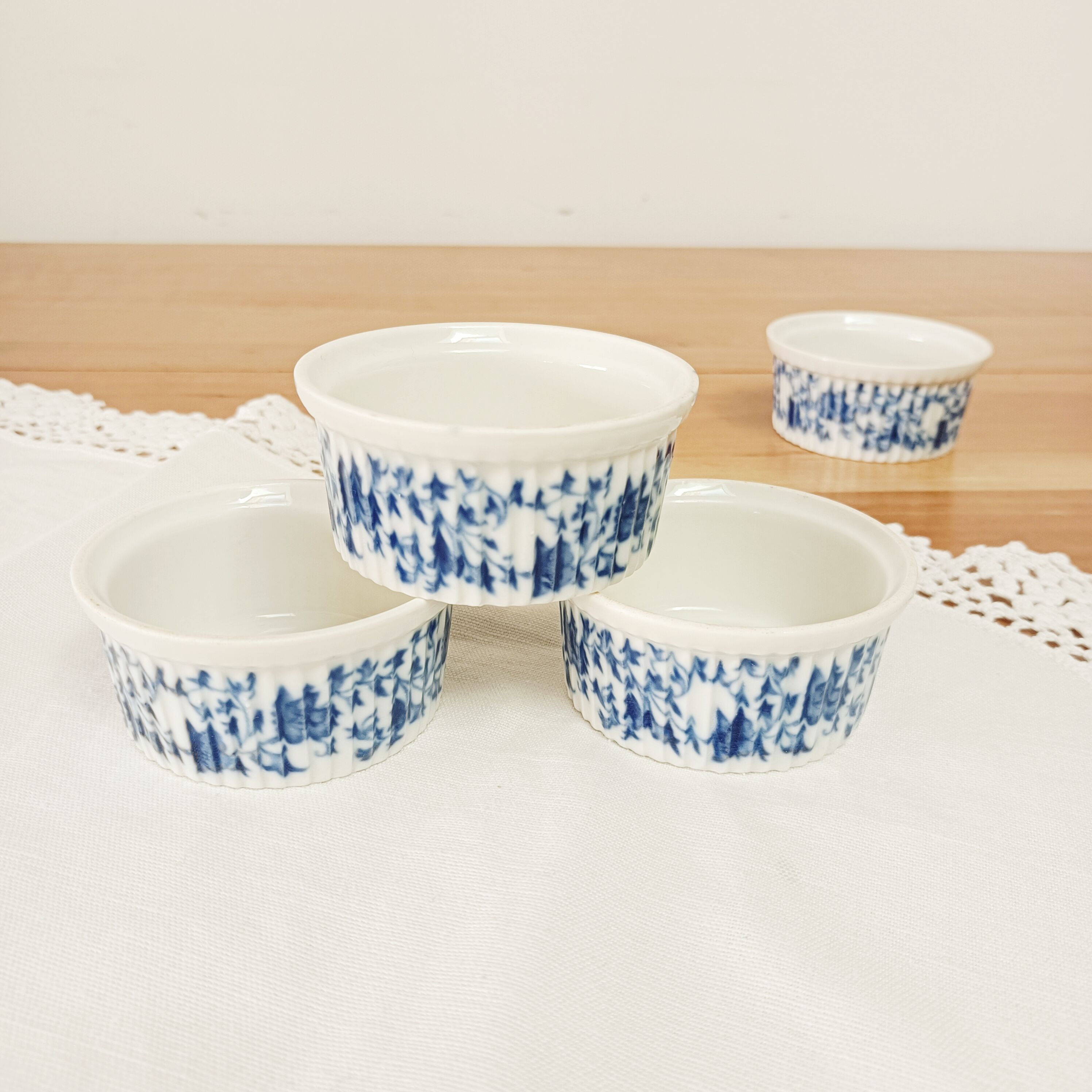 Set of 4 ramekins Pillivuyt Country style