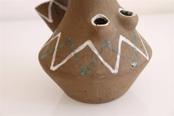 Vase danois anthropomorphe en ceramique 1960