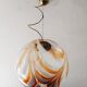 Extra large spherical Murano glass pendant from the 1960s.
