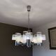 MAZZEGA Sputnik chandelier. 1970. Murano glass.