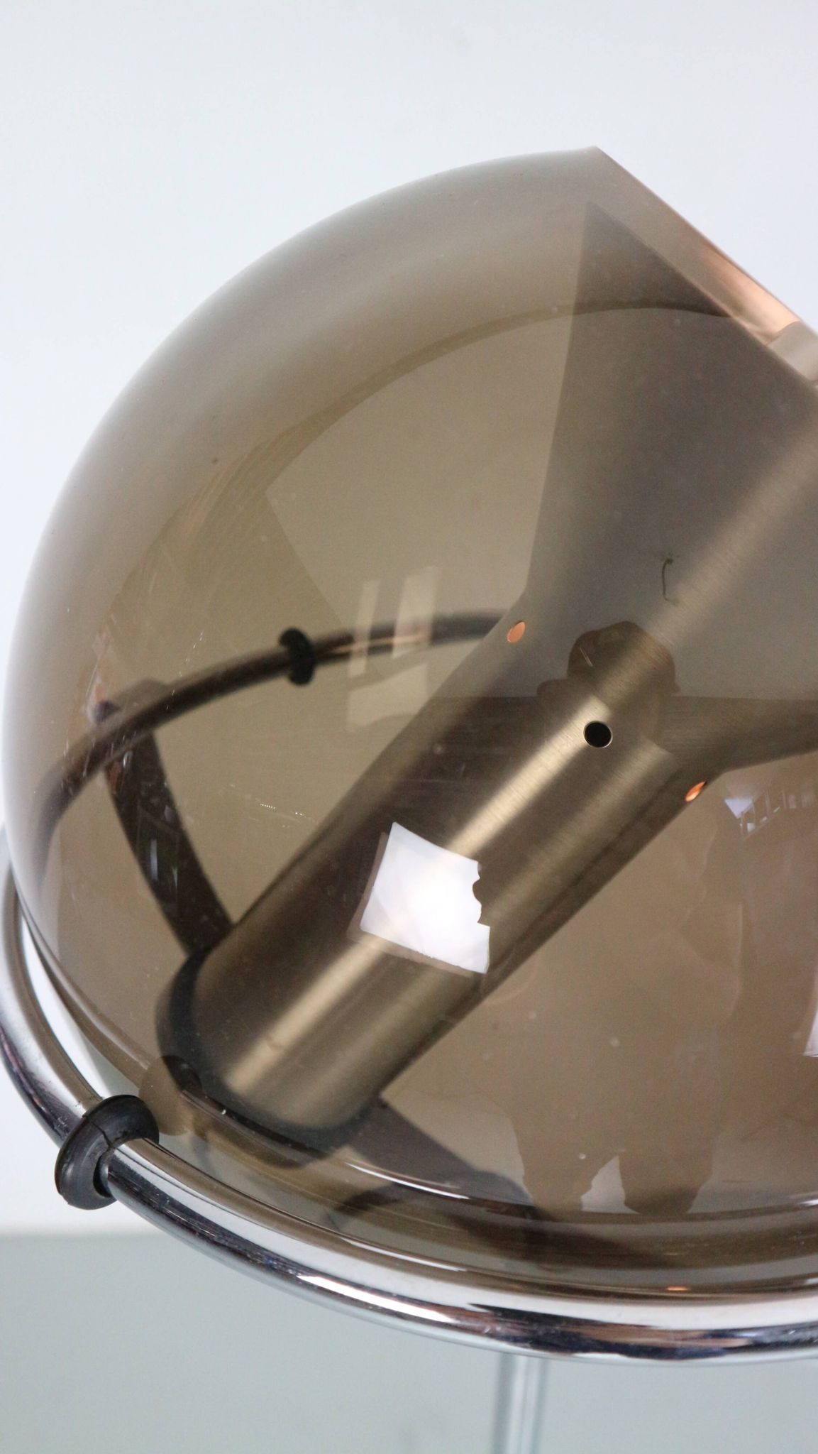 Glass floorlamp "Globe 2000" by F. Ligtelijn for RAAK Amsterdam, 1960