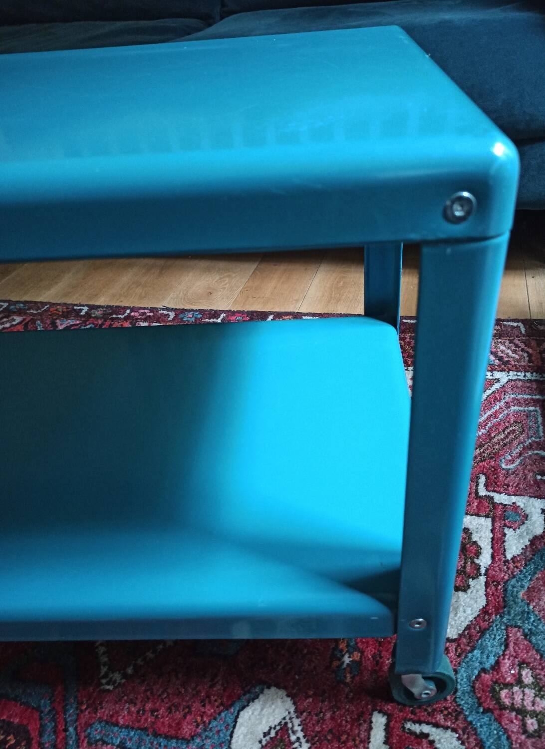 Blue metal coffee table Ikea PS 2012