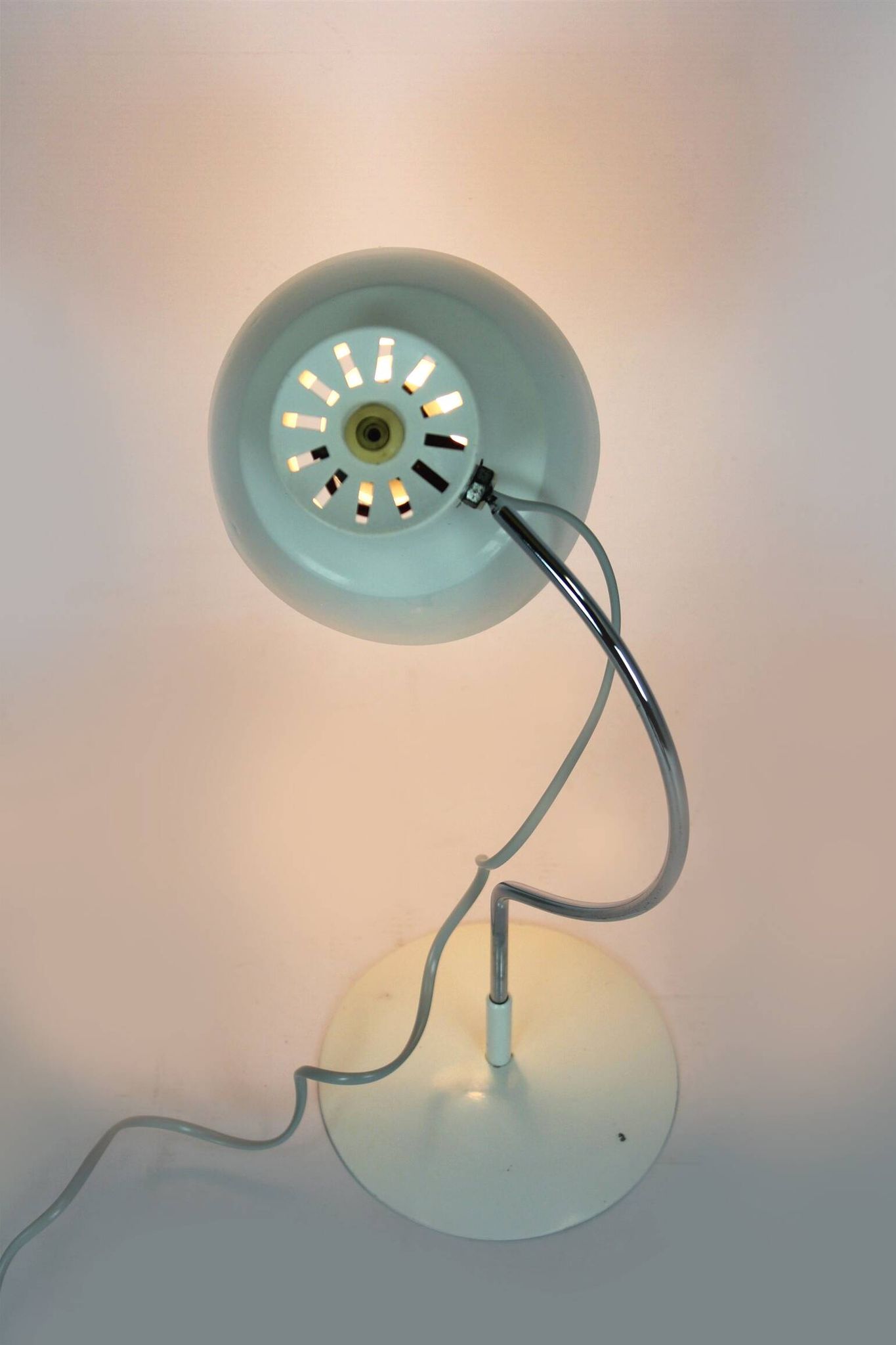 White Table Lamp by Josef Hurka for Napako, 1960s