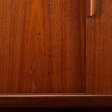 Danish teak high buffet, 1960s