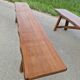Lot de 2 bancs en orme massif par Aranjou