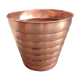 Copper pot cover brushed red/vintage years 70