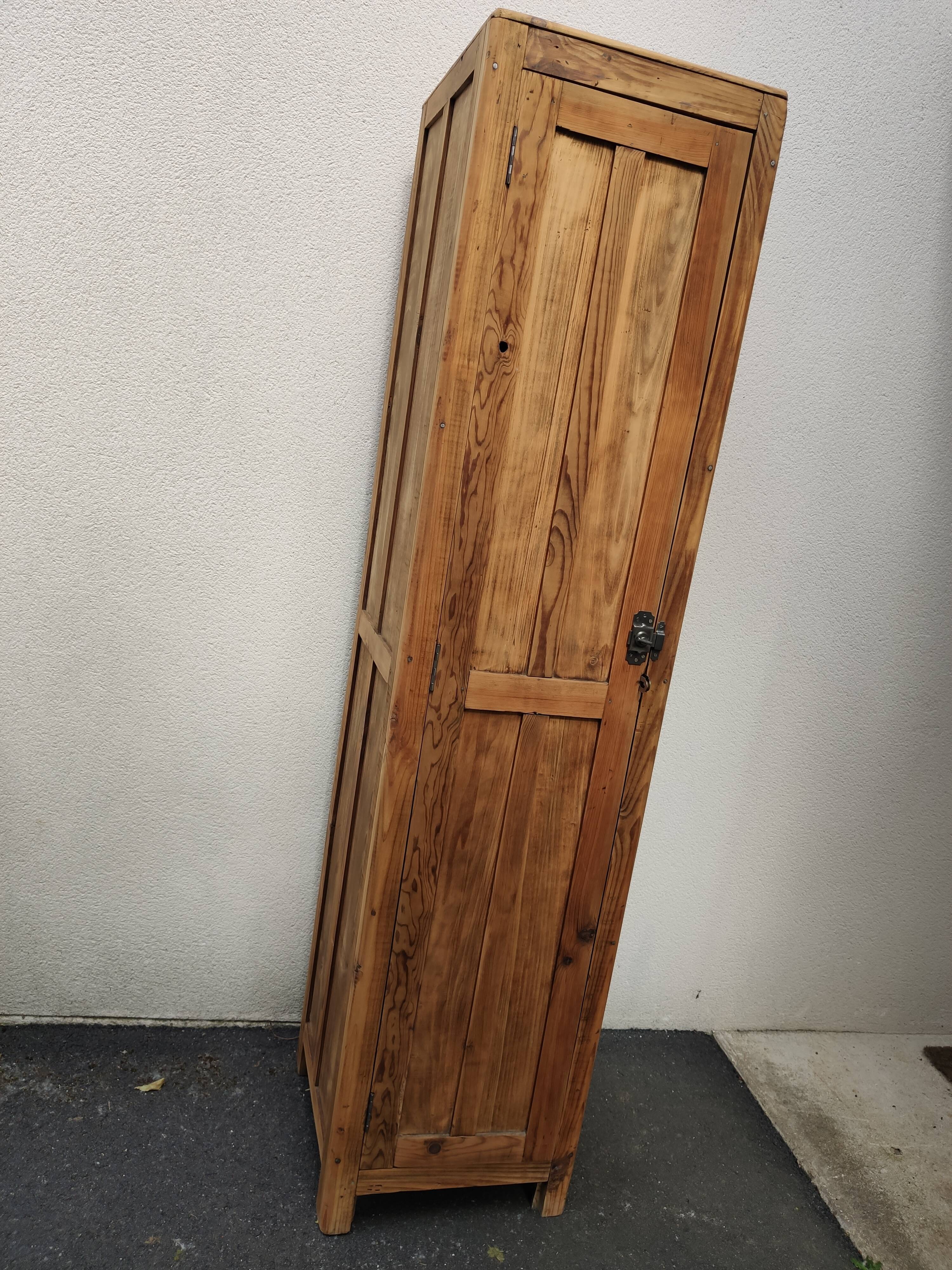 Vintage wooden vestiary