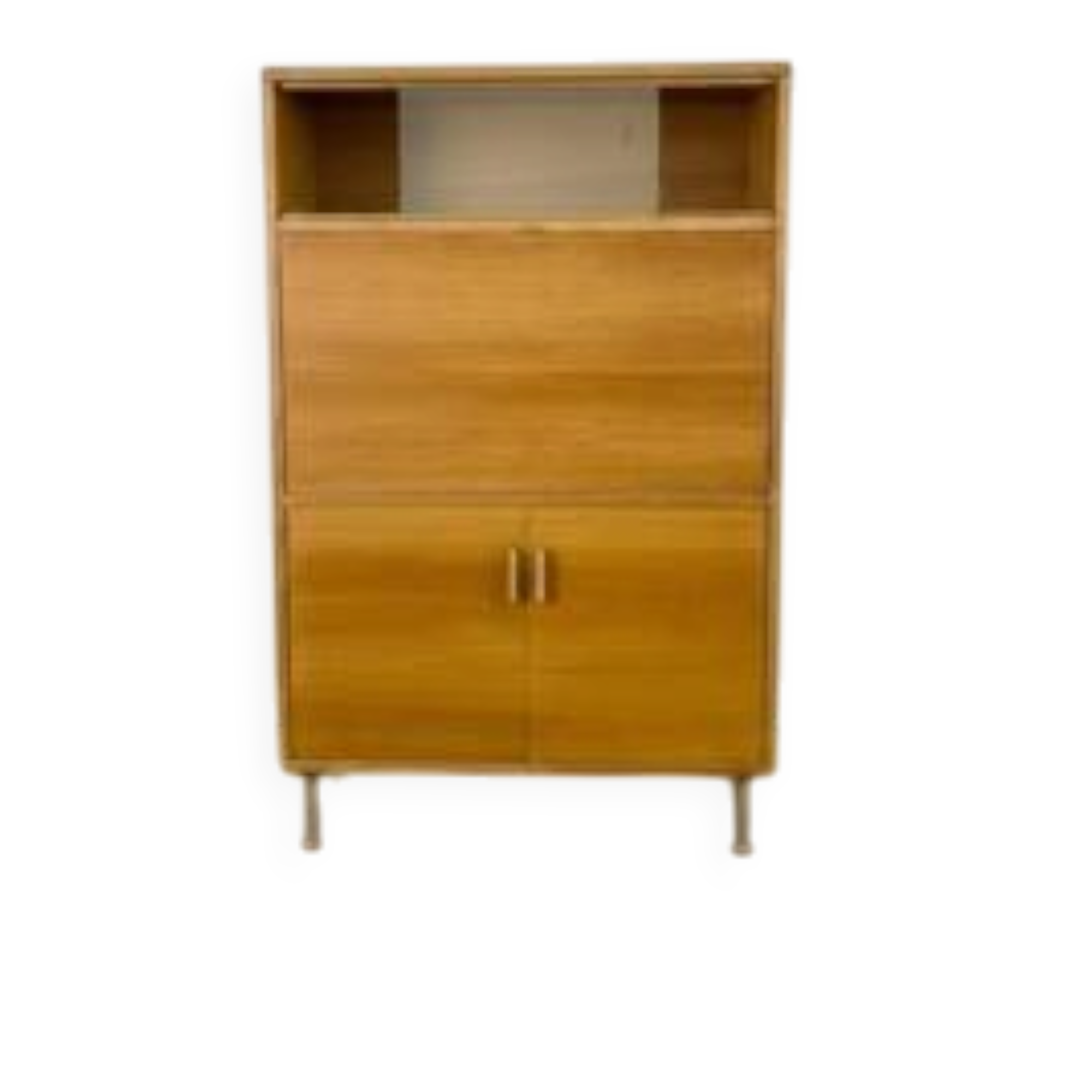 Secretaire scandinave chêne doré