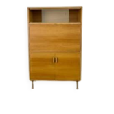 Scandinavian secretary in golden oak
