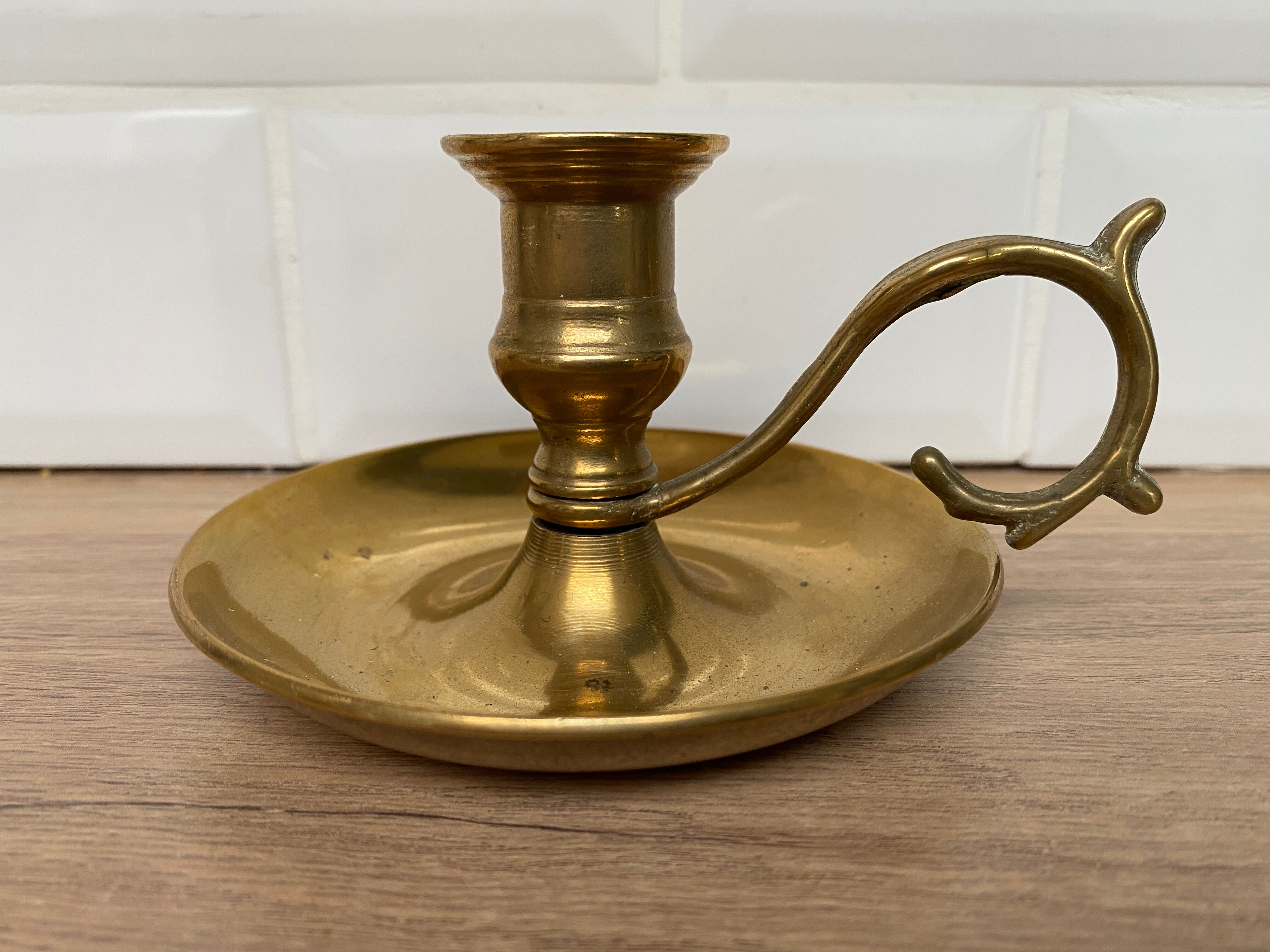 Brass candle holder