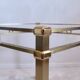 Beautiful square gold coffee table Orsenigo Italy collection 'Art Deco'