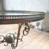 Brass coffee table by Petitot