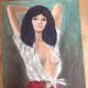 Oil on canvas woman