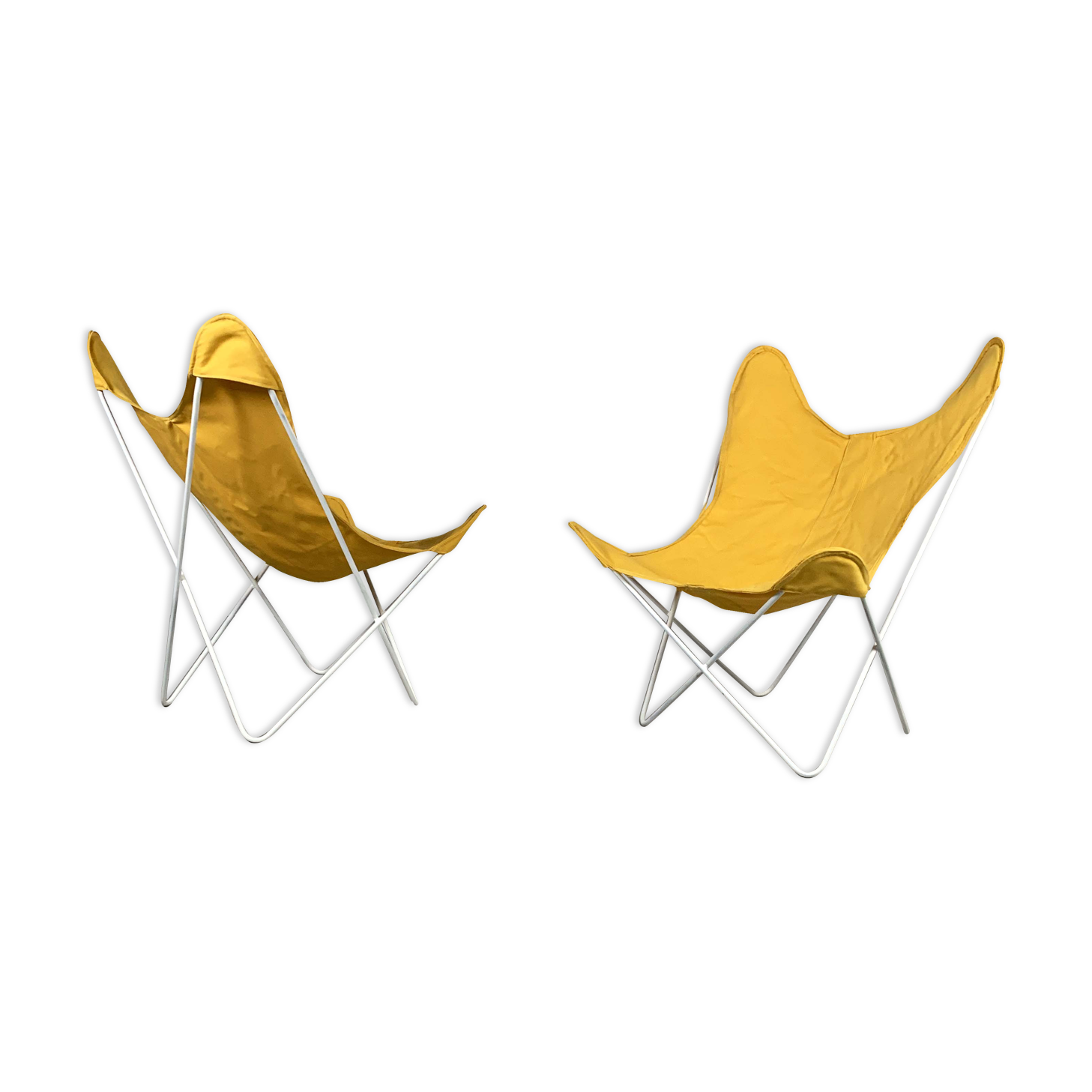 Butterfly, BKF armchairs by Jorge Ferrari Hardoy for Knoll, 1970