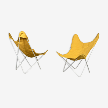 Butterfly, BKF armchairs by Jorge Ferrari Hardoy for Knoll, 1970
