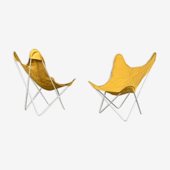 Fauteuils Butterfly, BKF par Jorge Ferrari Hardoy pour Knoll, 1970