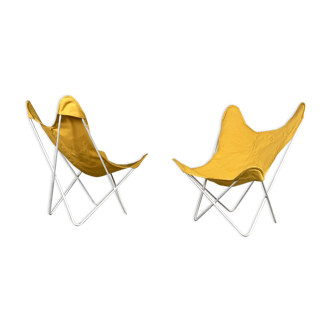 Fauteuils Butterfly, BKF par Jorge Ferrari Hardoy pour Knoll, 1970