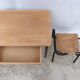 Schoolboy's desk and his chair