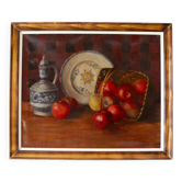 Huile sur toile nature morte début 20ème siècle