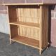 Bamboo counter or bar. (With 2 folding high chairs)