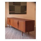Vintage Scandinavian long sideboard