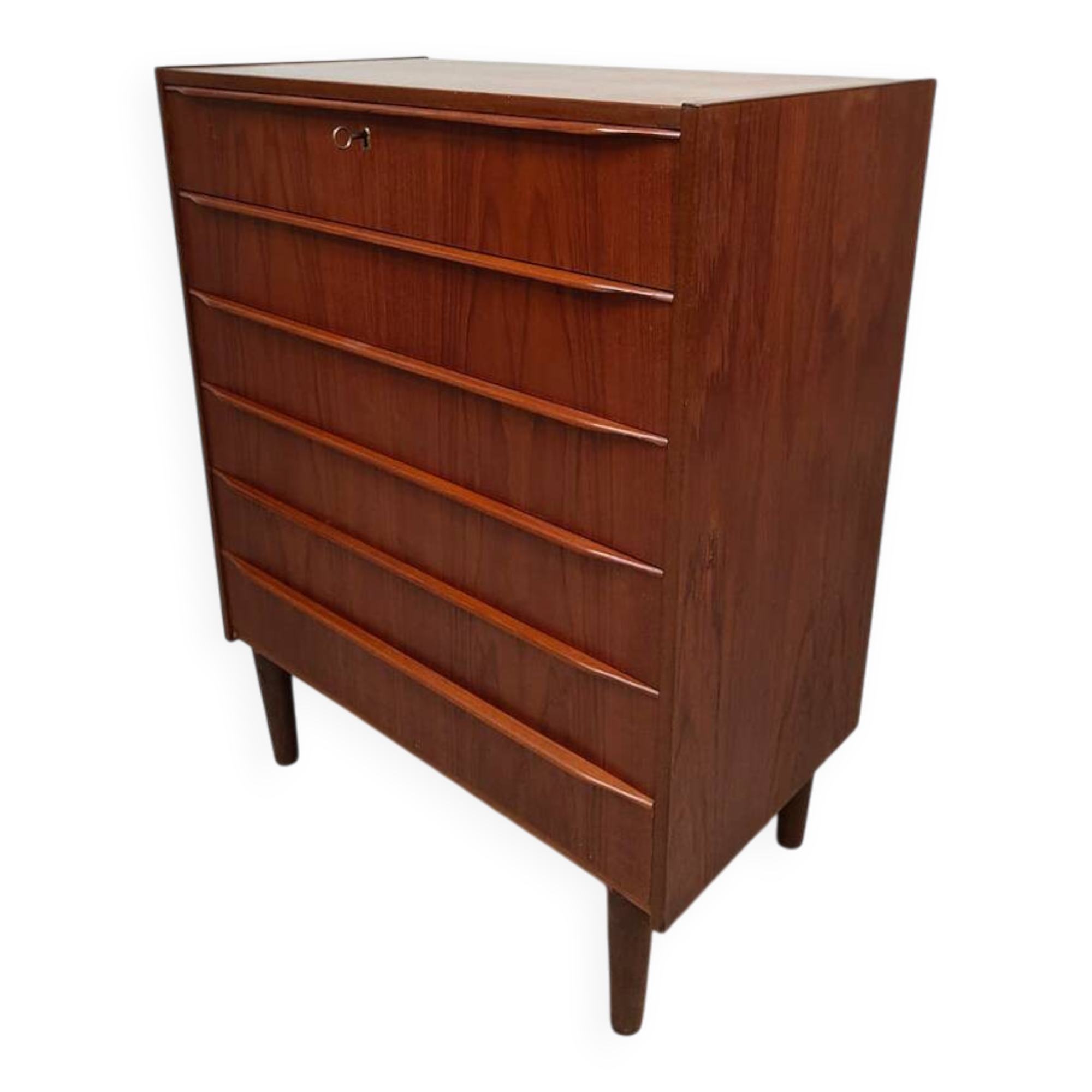 Commode en teck au design danois vintage