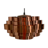 Copper Ceiling Lamp by Verner Schou für Coronell, 1967