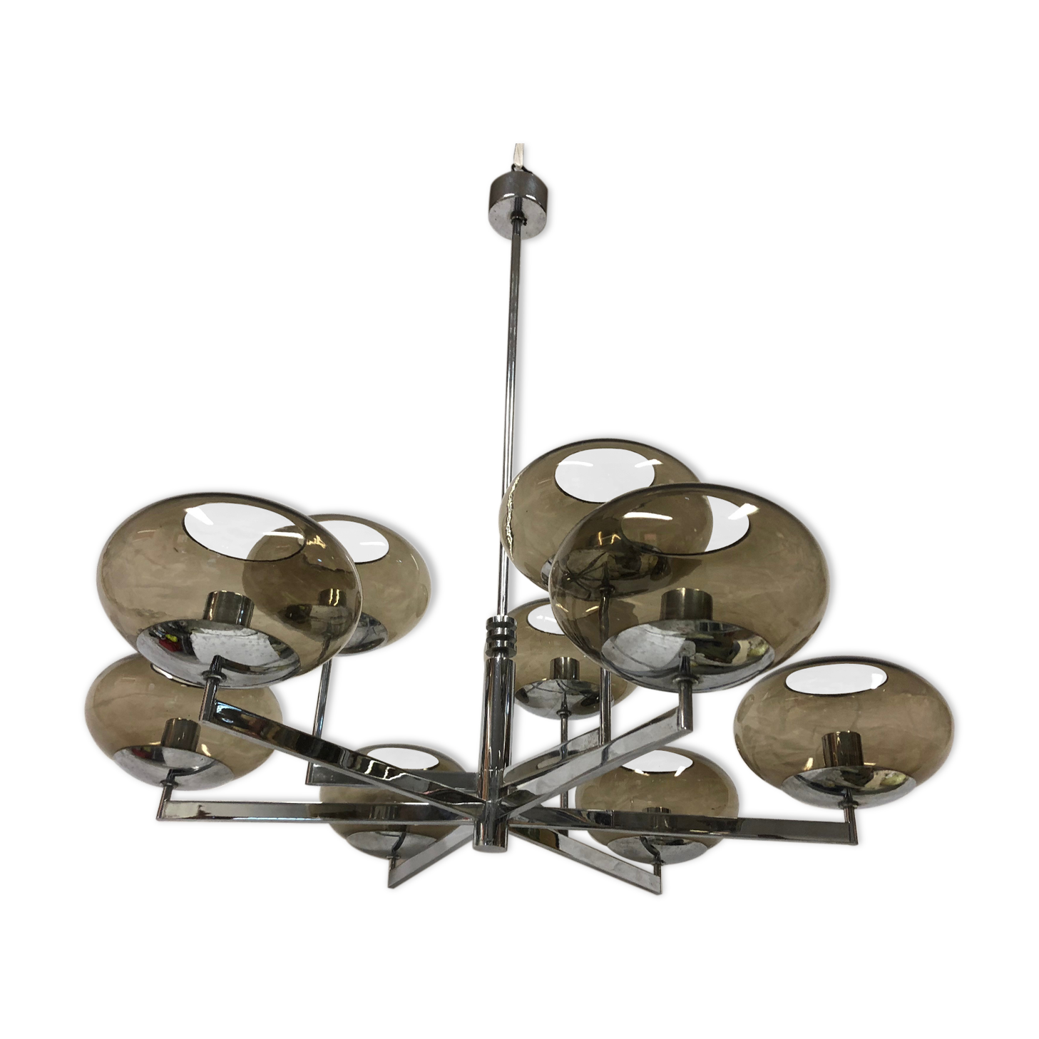 9 lights chandelier from Sciolari 1970