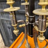 Pair of candlesticks with bayonet