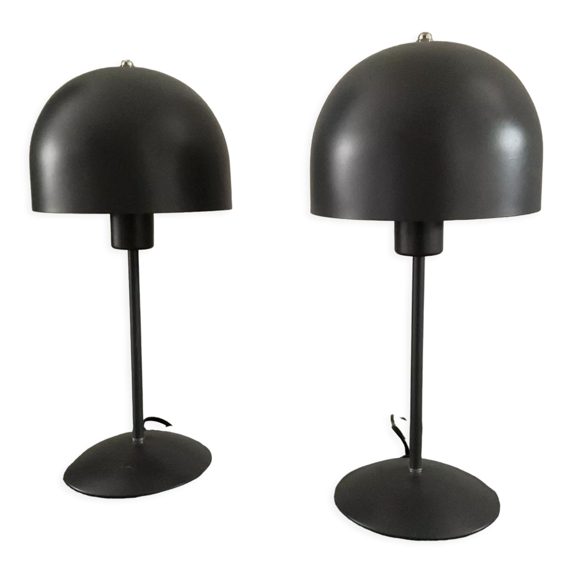 Paire de lampes design en métal