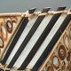 Lamp in rattan wicker and wood late XIXth