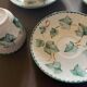 Set of 8 English ceramic coffee / mocha cups and saucers BARRATIS
