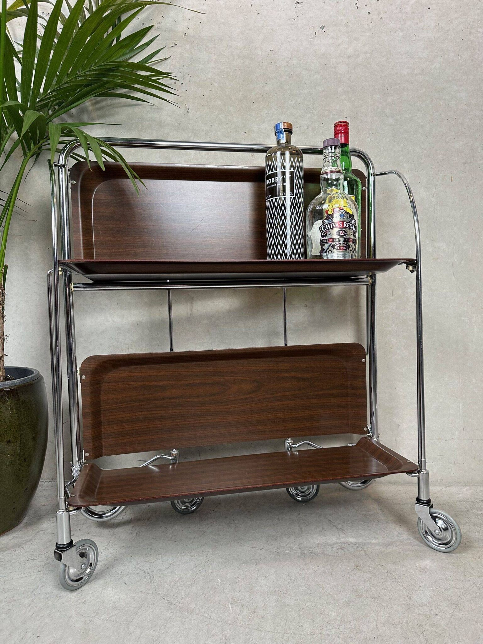 Vintage folding serving trolley – Gerlinol
