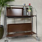 Vintage folding serving trolley – Gerlinol