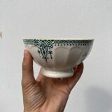 Old bowl Sarreguemines Digoin 400 Saint Amand in blue earthenware / vintage ceramic