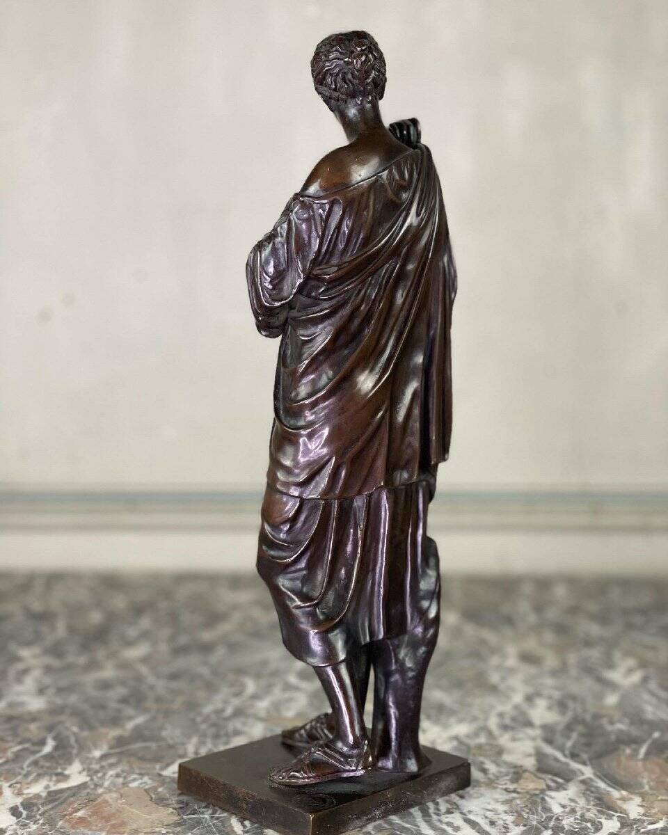 Diane de Gabies, bronze after the antique in marble