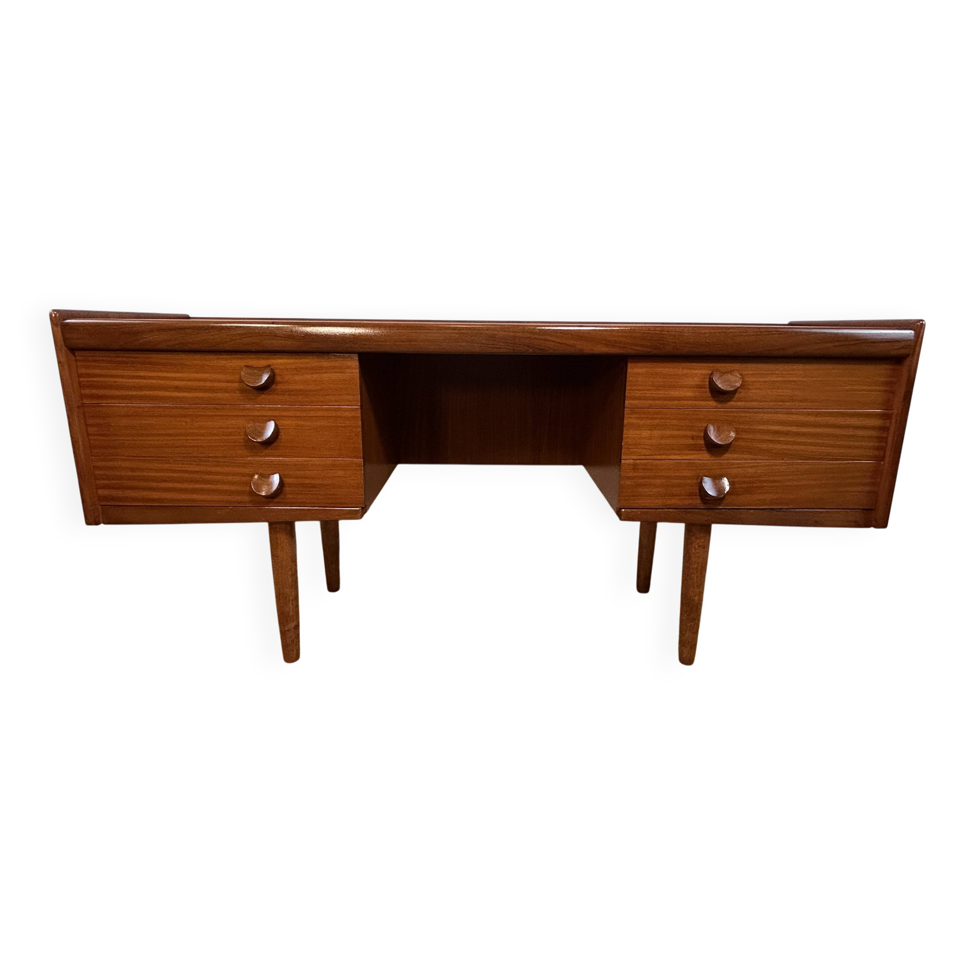 Mid-Century Retro Vintage Teak Desk by White & Newton (1960s)