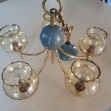 Lustre vintage laiton