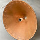 Brutalist pendant lamp, hand-hammered copper, E.S Horn Aalestrup, Denmark 1950-60